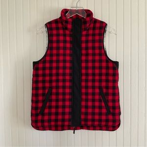 Madewell Fireside Vest in Buffalo Plaid